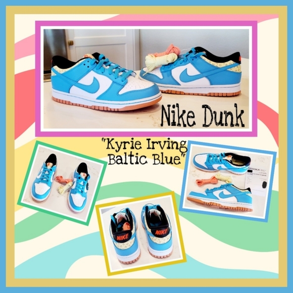 🆕️ Nike Dunk Low "Kyrie Irving Baltic Blue" DN4179-400 - Picture 3 of 16
